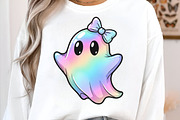 Iridescent Ghost Pumpkin PNG, an Illustration by Designworld (Thumbnail 2 of 6)