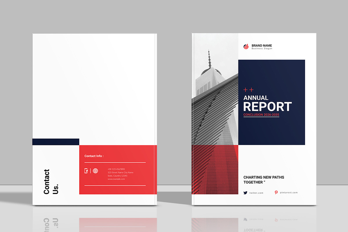 Annual Report Template, a Brochure Template by Spark_Creative (Photo 9 of 12)