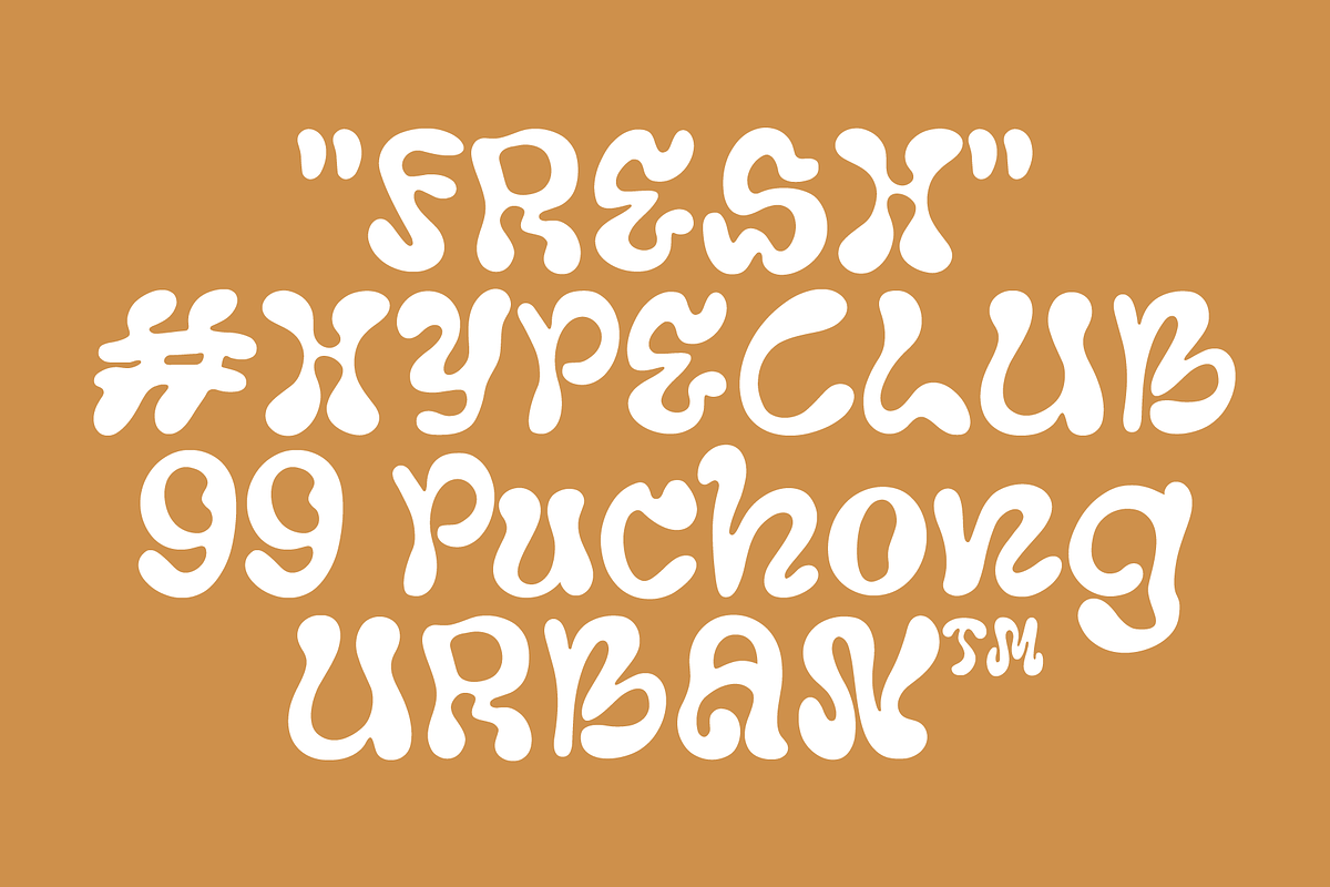 Blompsy – Quirky Psychedelic Font, a Font by Pokal Studio (Photo 6 of 12)