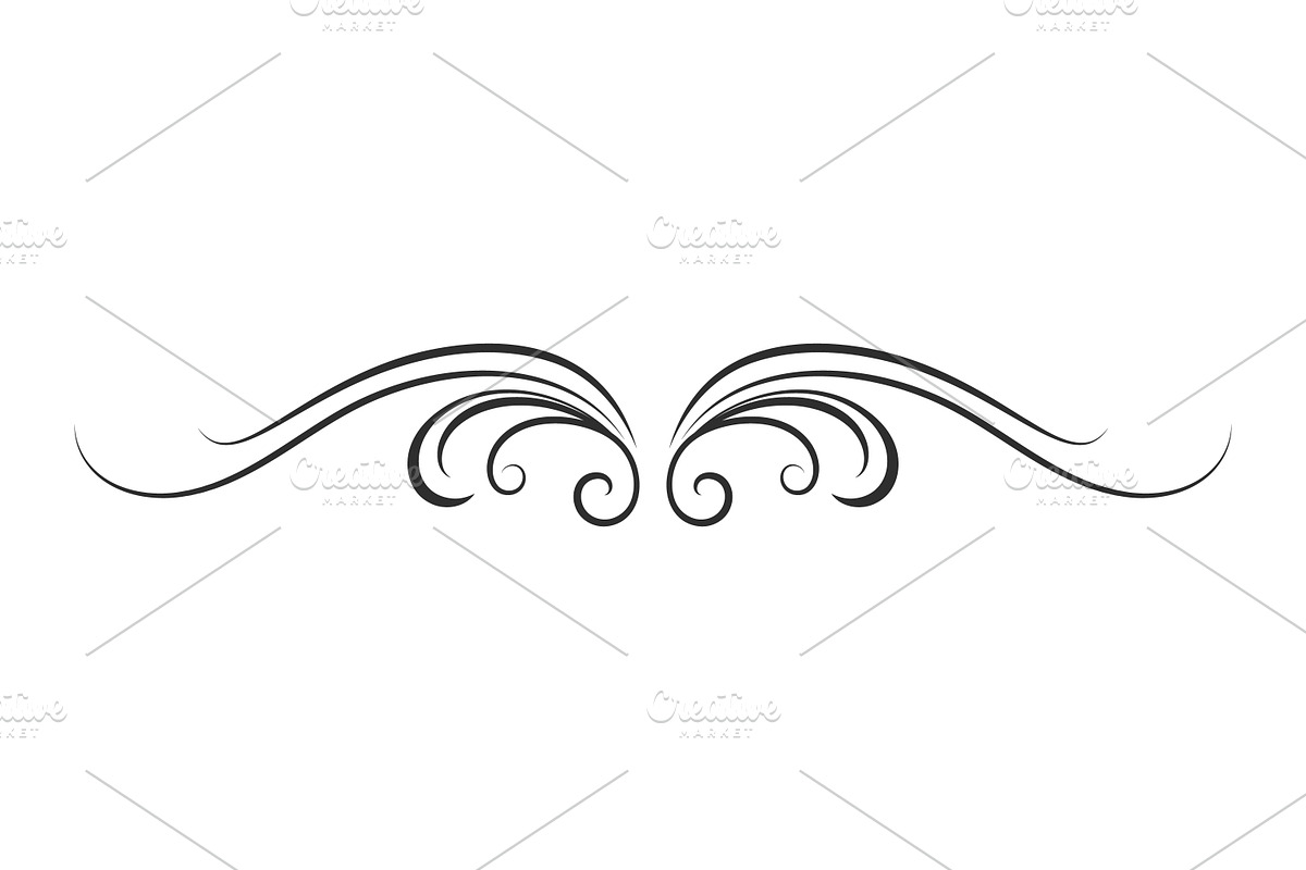 Elegant Flourishes Set, a Decorative Illustration by Gomolach (Photo 3 of 3)