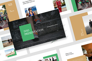 Ivjo : Fit Lifestyle Powerpoint, a Presentation Template by Punkl Camp