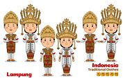 Lampung Traditional Cloth, a Person Illustration by MEDZ (Thumbnail 1 of 3)