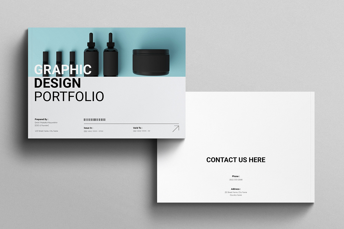 Graphic Design Portfolio Landscape, a Brochure Template by E-Type (Photo 8 of 8)