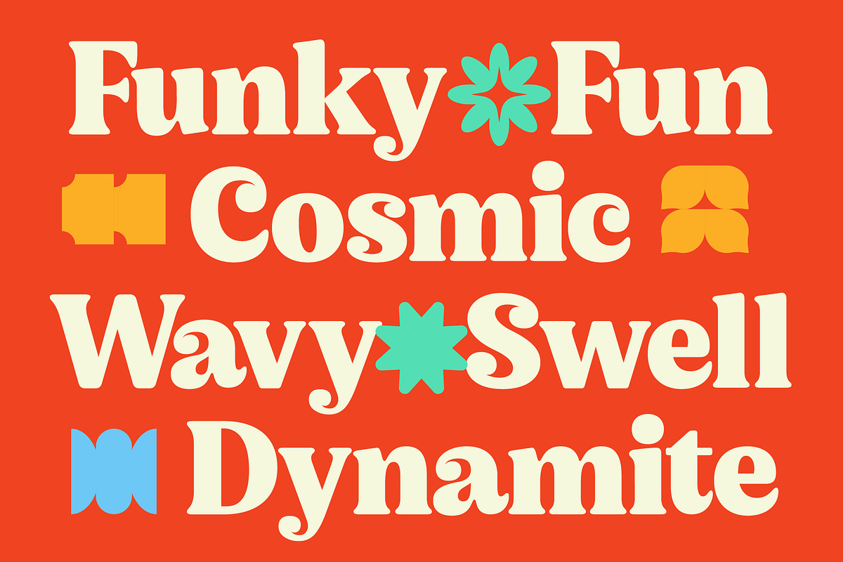 Noira Bilamo Retro Groovy Serif, a Serif Font by timelesstype.co (Photo 4 of 15)
