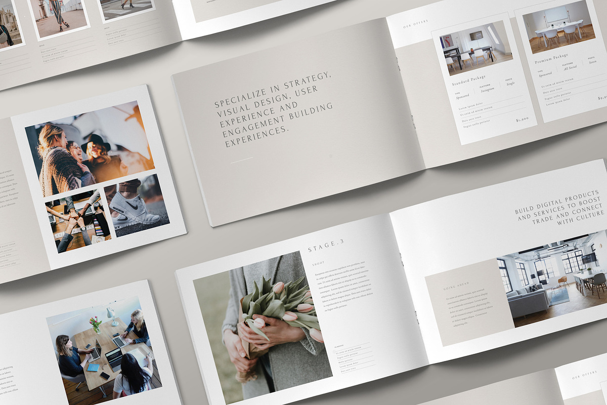 Media Press Kit Template, a Brochure Template by Easybrandz (Photo 3 of 6)