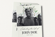 Funeral Program Template Set I Canva, an Invitation Template by The Social Stuff (Thumbnail 1 of 11)