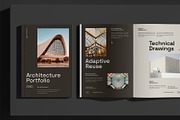 Brown Minimal Architecture Portfolio, a Brochure Template by Neermana (Thumbnail 2 of 11)