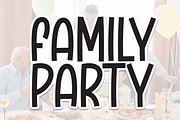 Family Party | Script Font, a Script Font by Scratchones (Thumbnail 1 of 8)