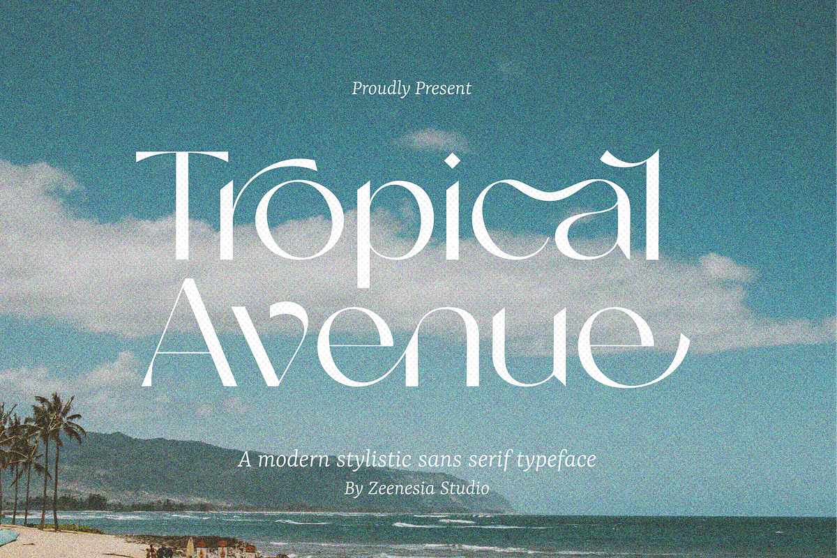 Tropical Avenue, a Sans Serif Font by zeenesia (Photo 16 of 18)