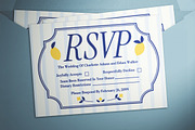 Mediterranean Wedding Invitation, an Invitation Template by The Good Store (Thumbnail 3 of 4)