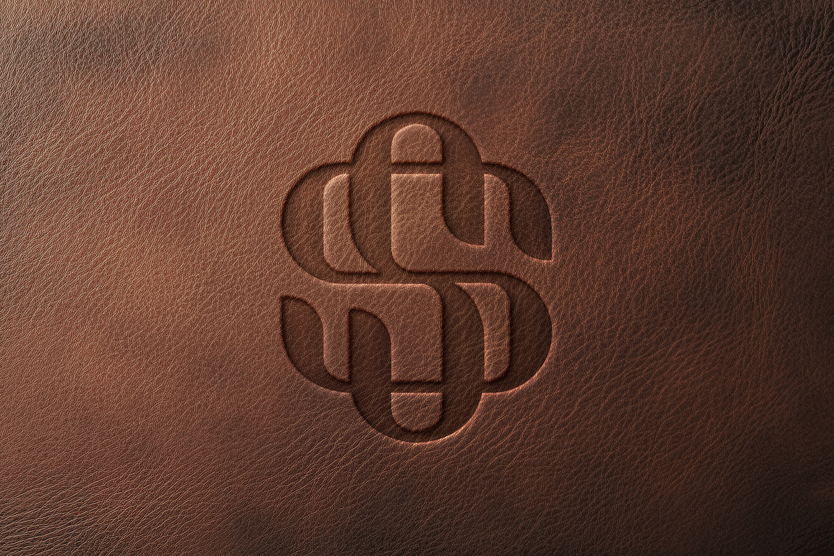 Leather Pressed Logo Mockup, a Mockup by Design Squad (Photo 3 of 4)