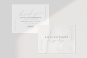 Thank You Card Template Canva, a Card Template by frommakertomaker (Thumbnail 1 of 6)