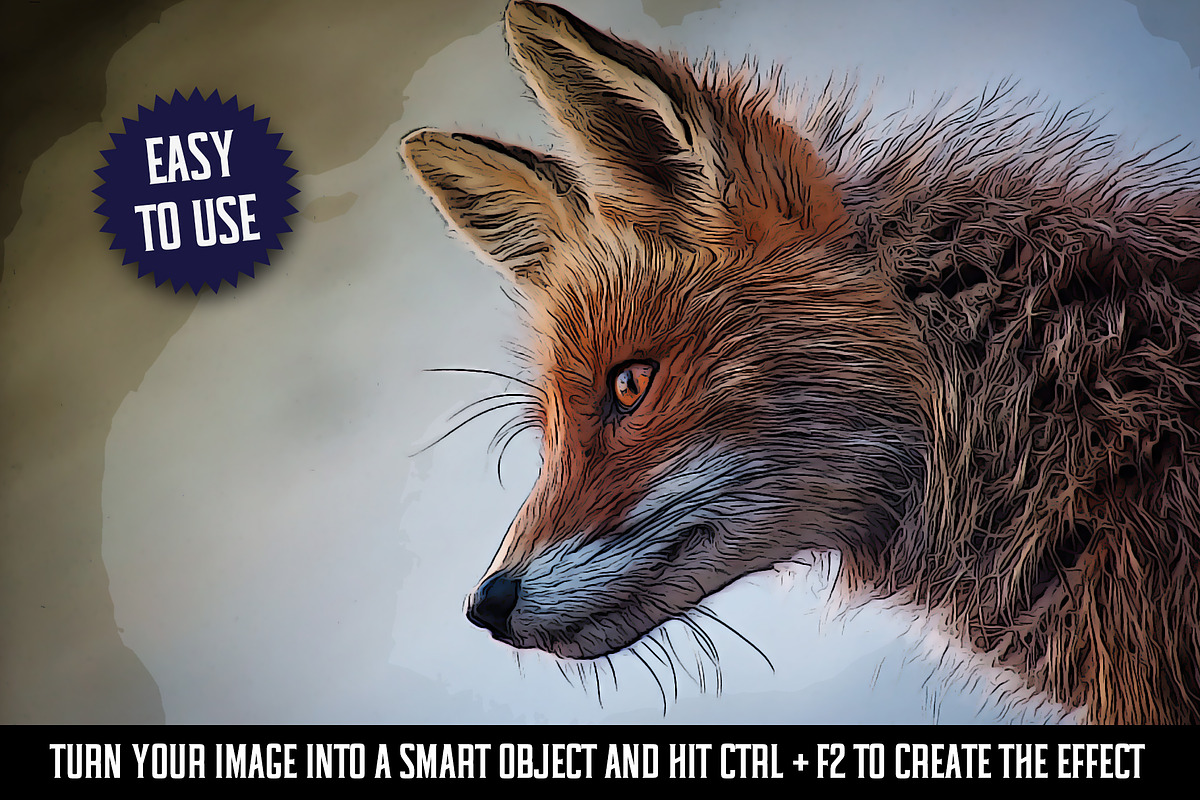 Easy Cartoon Illustration Effect, an Action Add-On by Dene Studios (Photo 2 of 21)