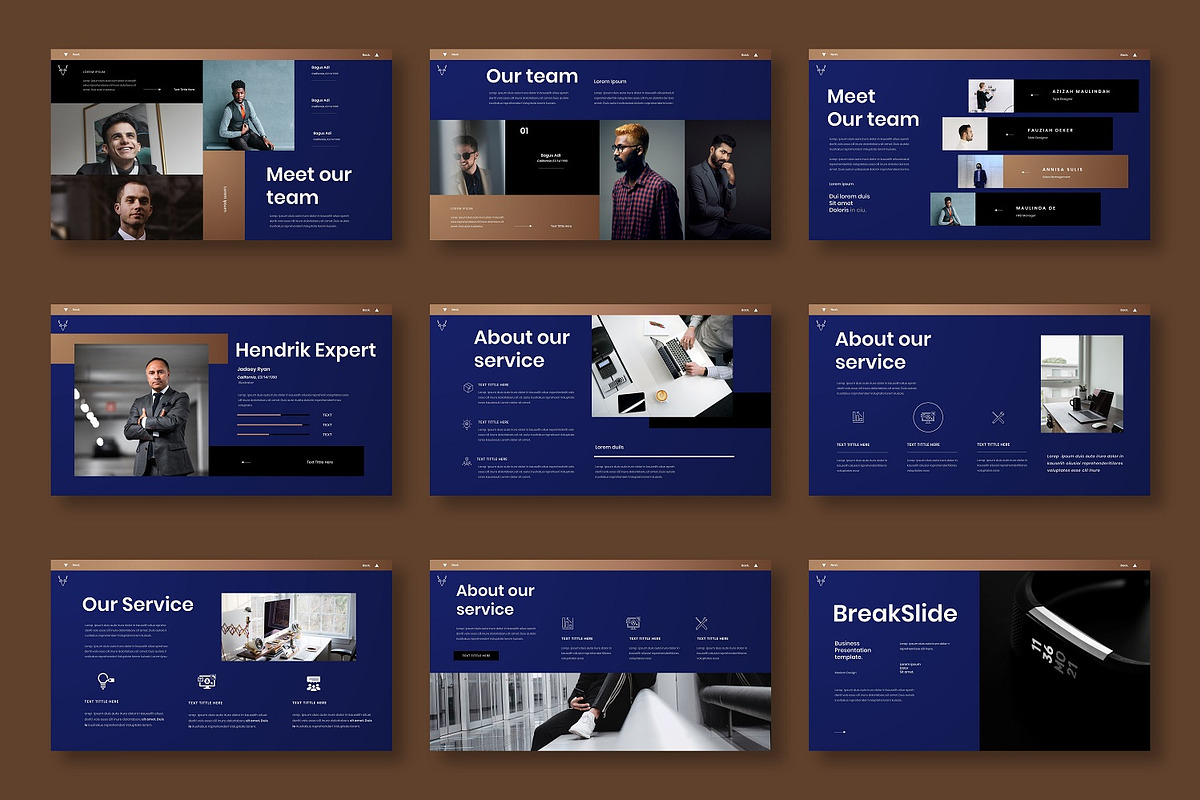 Hendrik – Business PowerPoint, a Presentation Template by Dens Creative Studio (Photo 3 of 6)