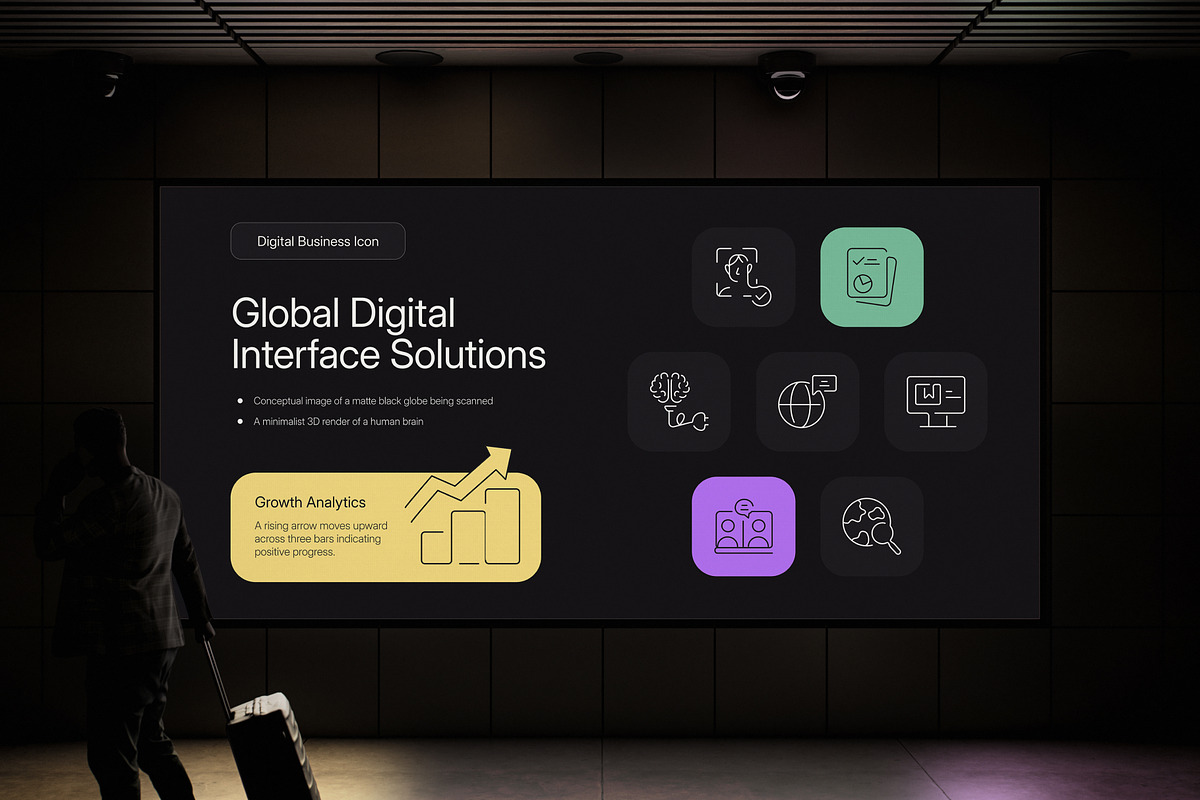 Digital Business Icons Bundle, an Outline Icon by Prosymbols (Photo 4 of 11)