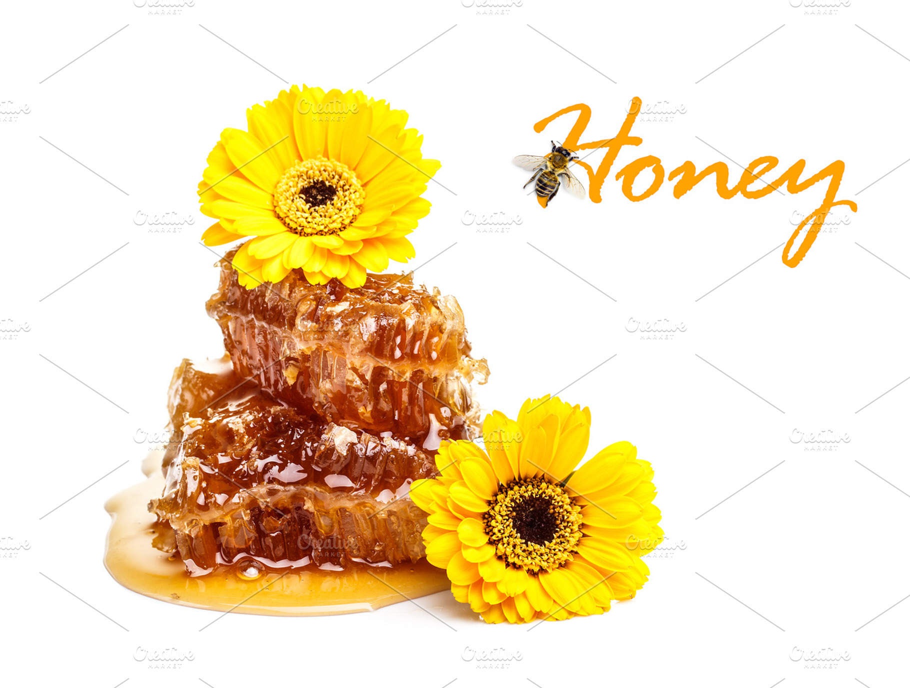 Yellow Honeycomb