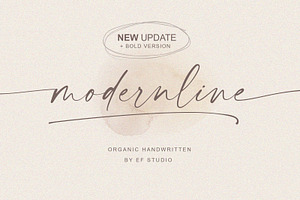 Modernline Handwritten Font