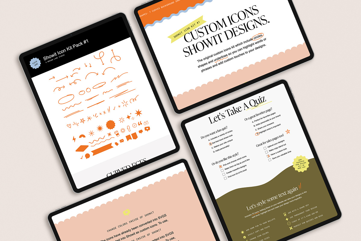 Showit Icon Kit - Essentials Pack preview 6