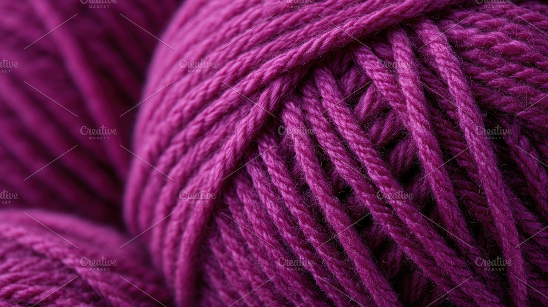 Wool yarn in bright purple color, a Photo by Beautiful things