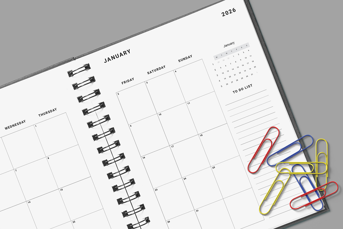 Ultimate Monthly Planner 2026-30, a Stationery Template by Design Zone (Photo 3 of 9)