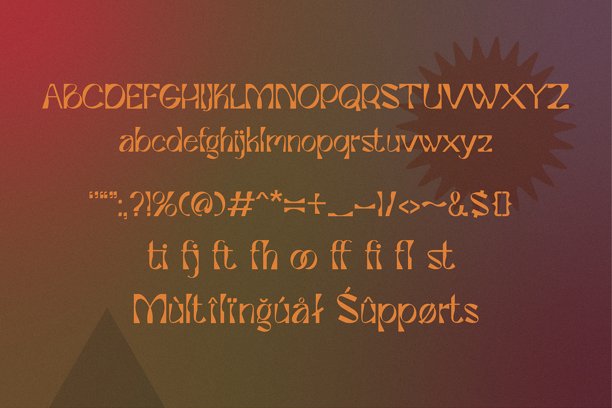 Barostico Display, a Serif Font by DiosiArt (Photo 7 of 8)
