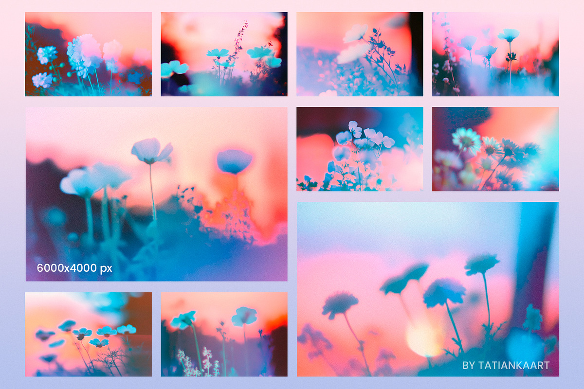 Dreamy Bloom Collection, a Background Graphic by tatiankaart (Photo 4 of 10)