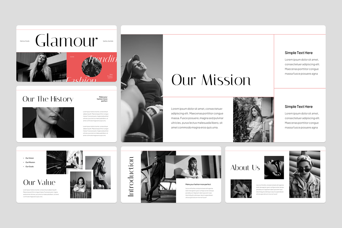 Glamour -  Fashion Powerpoint, a Presentation Template by YossyOneStd (Photo 5 of 6)