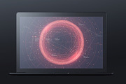 10 Data visualization background, a Technology Illustration by MaximGertsen (Thumbnail 6 of 7)