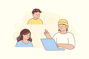 Office Working Illustration, an Object Graphic by Jump Studio (Thumbnail 6 of 12)