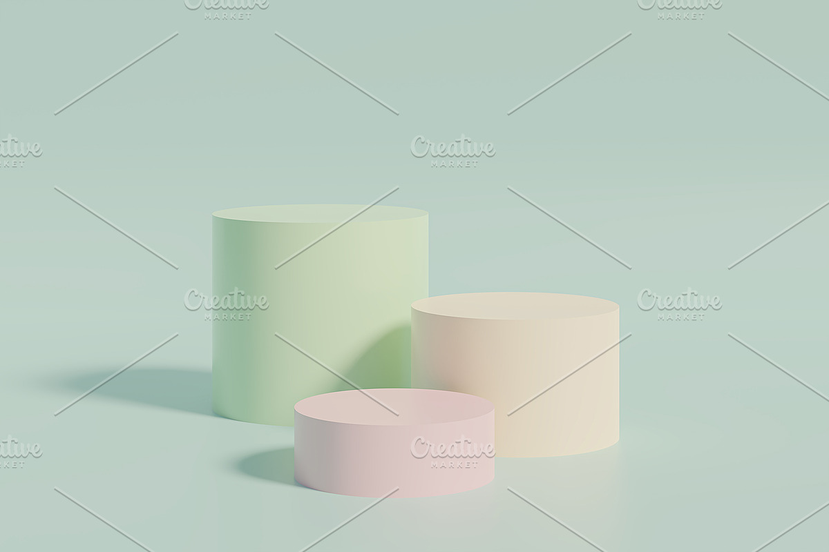 Colorful 3d stands, an Object Graphic by Frostroomhead