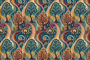 Psychedelic Symphony in 1970s Style, a Pattern Graphic by Designs by Helen Trupak (Thumbnail 5 of 8)