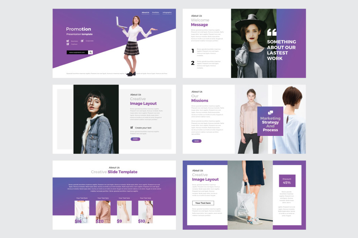 PROMOTION - Google Slide Template, a Presentation Template by Shafura