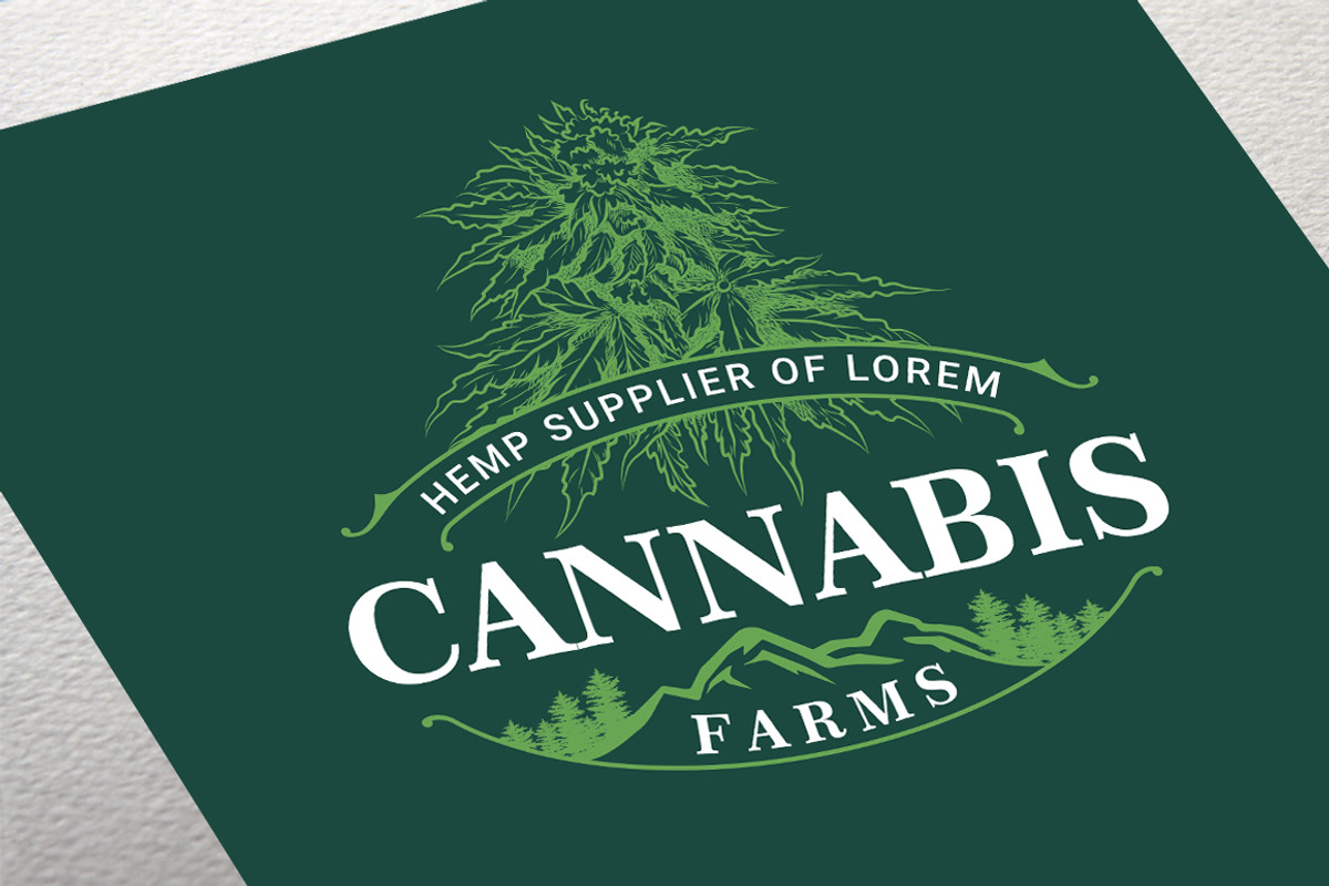 Cannabis logo vector, a Branding & Logo Template by Shwet Art (Photo 2 of 2)