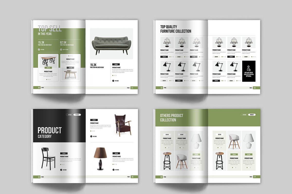 Product Catalog Brochure Template, a Brochure Template by Spark_Creative (Photo 13 of 13)
