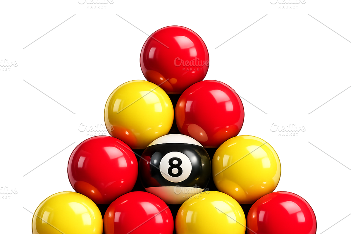 English Pool Ball Kit - 23 PNG,JPG, a Sport Illustration by Flash My Pixel (Photo 10 of 23)
