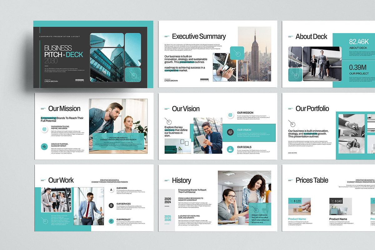 Business Pitch deck Presentation
