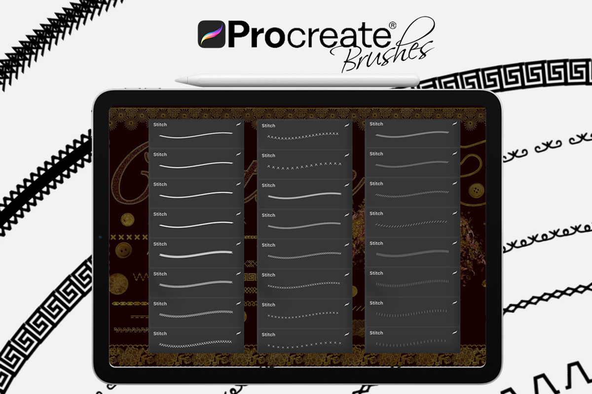 Couture Brushes for Procreate, a Brush Add-On by FaeryDesign (Photo 14 of 19)