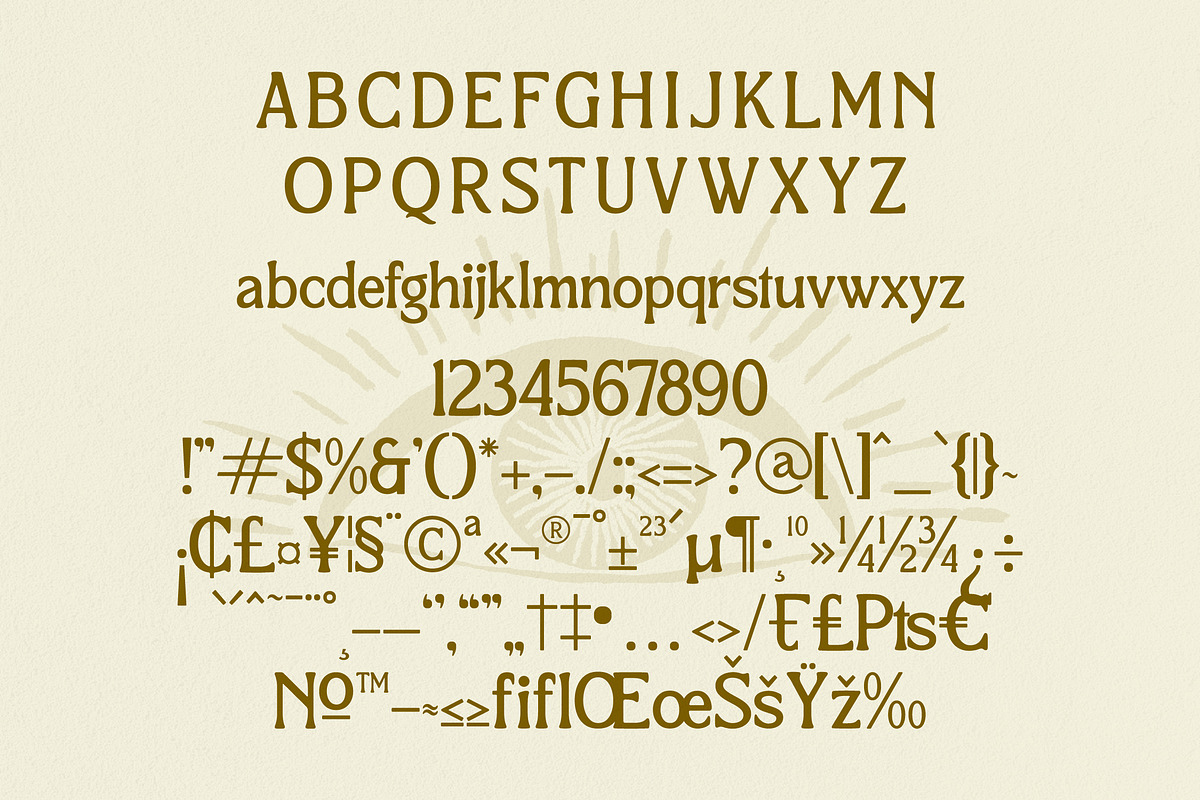 Qetalon Retro Typeface Font, a Serif Font by Storytype Studio (Photo 12 of 15)