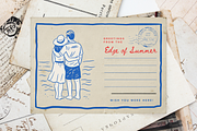 Whimsy Seaside Summer Doodle Bundle, a Seasonal Illustration by Red Ink (Thumbnail 7 of 9)