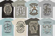 100 Retro Tshirt Designs Bundle 3, an Illustration by roach_graphic (Thumbnail 7 of 14)