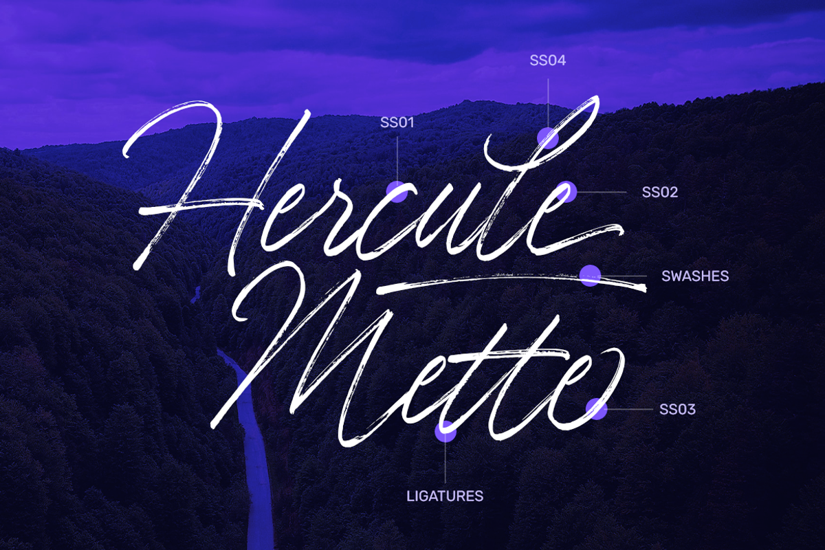 Khingston Brush Script, a Script Font by Creatype Studio (Photo 9 of 10)