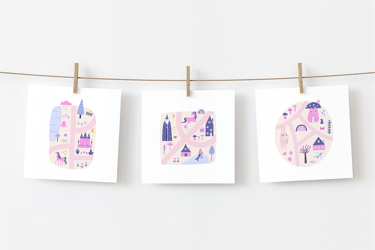 Magical World Map & Card Creator, an Animal Illustration by Nova Studio (Photo 13 of 25)