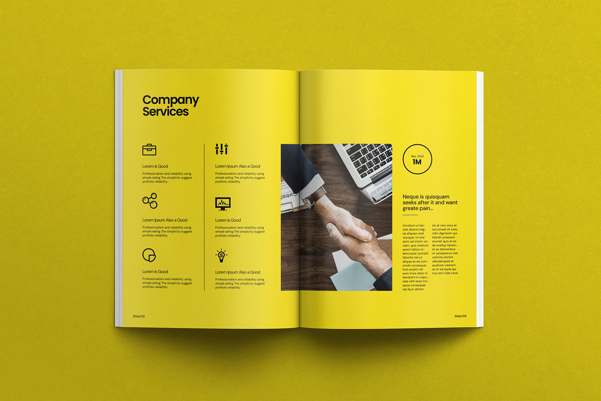 Business Proposal Template, a Brochure Template by Creatiya Type (Photo 5 of 7)