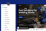 SteelCraft - Welding Service, a Landing Page Template by SLAB! Design (Thumbnail 2 of 4)