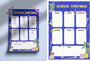 School timetable, lessons schedule, an Education Illustration by Good Studio (Thumbnail 4 of 6)