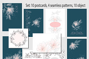 Elegant floral greeting cards, a Card Template by yana.tasha (Thumbnail 5 of 5)