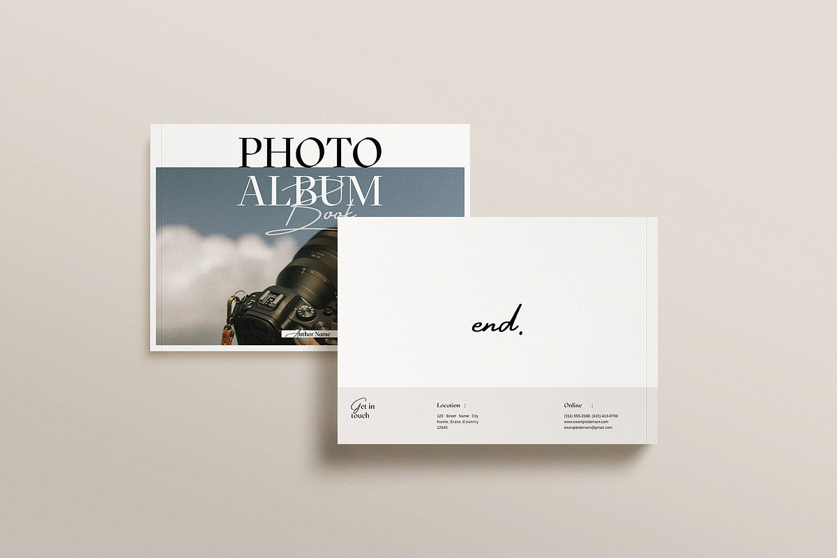 Photo Album Book Template | CANVA, a Magazine Template by ArtisanaAura (Photo 13 of 13)