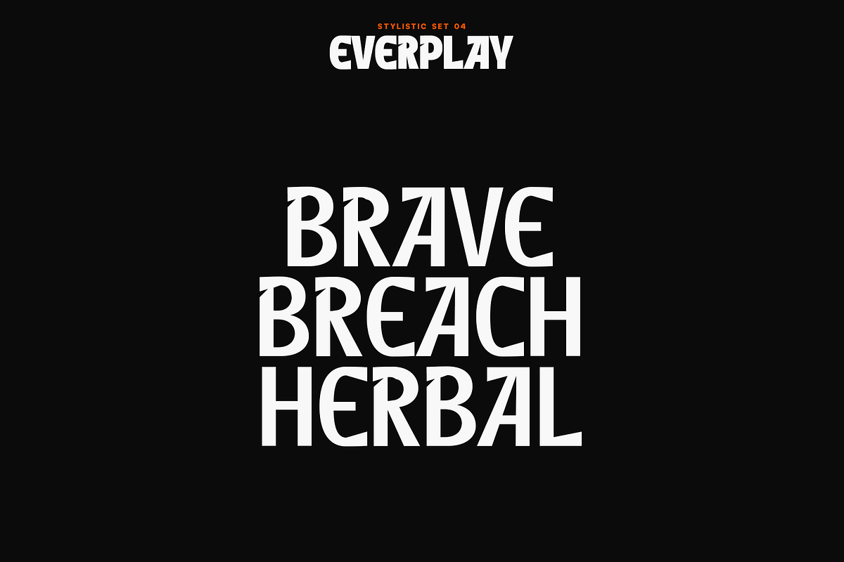 Everplay – Modern Display Typeface, a Serif Font by VP Fonts (Photo 22 of 37)