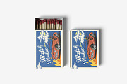 Match Box Mockup, a Product Mockup by bimockup (Thumbnail 5 of 6)