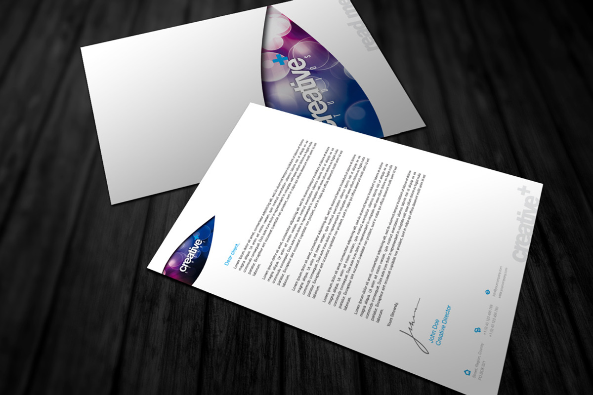 RW Creative Swiss Agency Identity, a Stationery Template by Reclameworks (Photo 3 of 5)